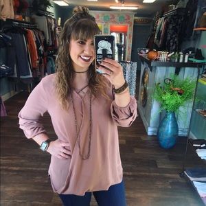 Light Mauve Top